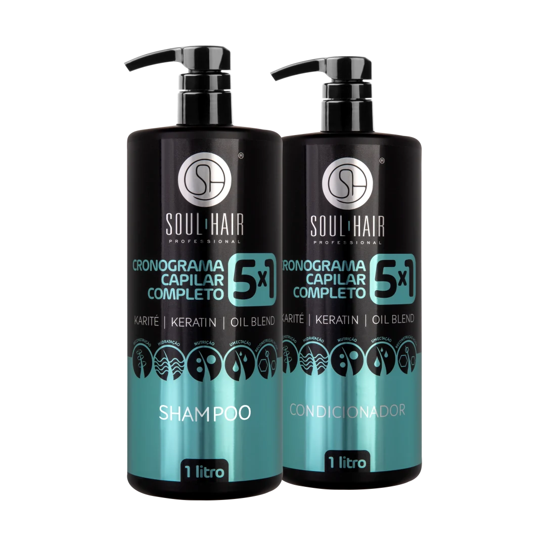 Cronograma Capilar 5×1 Shampoo + condicionador