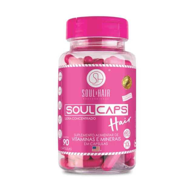 Vitamina Soul Caps Hair - Tratamento de 90 dias